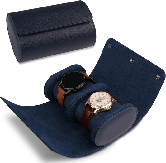 Premium 2 Slots Watch Travel Box