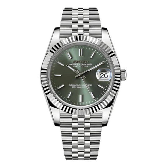 Seiko Mod Datejust - Olive