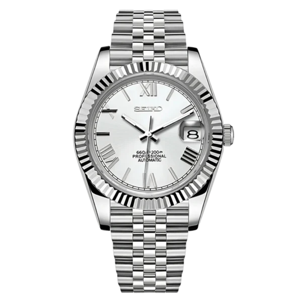 Seiko Mod Datejust - White