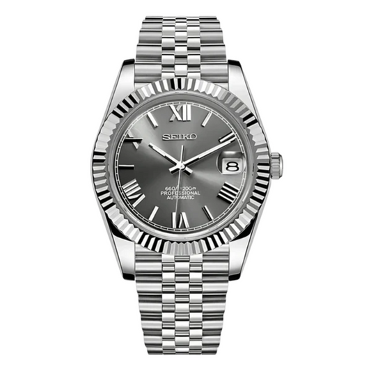 Seiko Mod Datejust - Grey