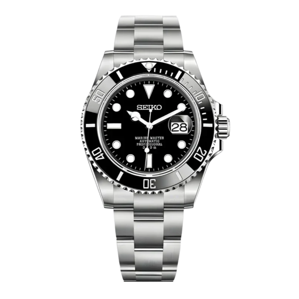 Seiko Mod Submariner - Black