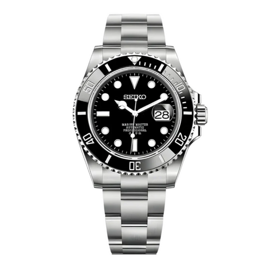 Seiko Mod Submariner - Black