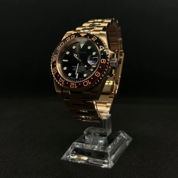 Seiko Mod GMT Rose Gold - Beer